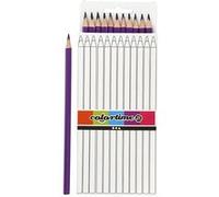 Colortime crayons de couleur 3 mm recharge 17 cm violet 12 pcs Violet G