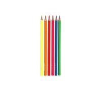 Colortime crayons de couleur 3 mm remplissant les couleurs du néon 6 pièces