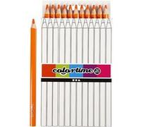 Colortime crayons Jumbo5 mm de garniture orange 12 pièces Orange G