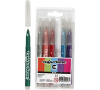 Colortime Drawing pens, Assorted Colours, One Size