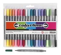 Colortime Drawing pens, Cardboard, Additional Colours, One Size One Size Additio