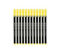Colortime fineliner épaisseur 0,6-0,7 mm jaune 12 pièces