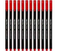 Colortime fineliner épaisseur 0,6-0,7 mm rouge 12 pièces Rouge G