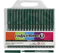 Creativ Company 373558 Marqueur 18 Pièces Pointe Ogive Vert Foncé
