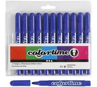 Colortime Marqueurs, 5 Mm De Trait, Bleu, 12 Pièce