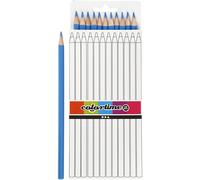 Creotime Recharge pour crayons Colortime 3 mm 17 cm Bleu G 12 pièces