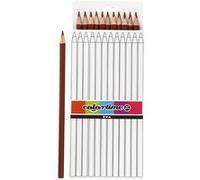 Colortime recharge crayons 3 mm 17 cm brun foncé 12 pièces Marron foncé G