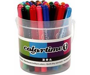 Colortime seau à goupilles épaisseur de ligne 5 mm multicolore 42 pièces Multicolore G