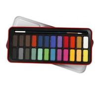 Colortime set aquarelle avec pinceau 26 pièces multicolore Multicolore G