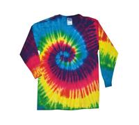 Colortone tee td15m- t-shirt col rond unisexe arc-en-ciel