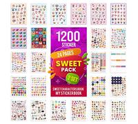 colortouch Lot de 1200 autocollants de scrapbooking pour enfants, adultes, filles, Collection d'autocollants pour ordinateur portable, calendrier, scrapbooking