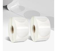colortouch Lot de 2000 étiquettes autocollantes rondes transparentes - 30 mm de diamètre - Pour emballage, cadeau, enveloppes, colis et boîte