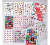colortouch Scrapbook Lot de 200 livres d'autocollants pour adolescents et adultes et de nombreux designs différents pour dossiers de planification d'ordinateur portable avec autocollants