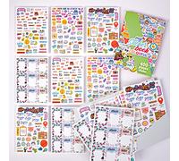 colortouch Scrapbook Lot de 400 livres d'autocollants pour adolescents et adultes et de nombreux designs différents pour dossiers de planification d'ordinateur portable avec autocollants