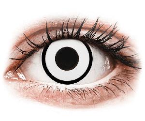 ColorVue Crazy Blanc White Zombie - correctrices (2 lentilles) Puissance: -5.50, BC: 8.60, Diamètre: 14.00 -5.50