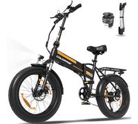 COLORWAY BK10 Vélo électrique Pliable, 20"* 4.0 Fat Tire, Moteur 250 W et Batterie 36 V 12 Ah, Écran LCD,vélo électrique à 7 Vitesses pour Tous Les terrains, autonomie maximale de 90 km.