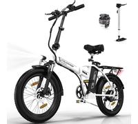 COLORWAY BK11M Vélo électrique Pliable, 20"* 3.0 Fat Tire, 7 Vitesses, Batterie 36 V 12 Ah, Moteur 250 W,Écran LCD, autonomie maximale de 90 km. Vélo de Ville Unisexe pour Adultes.