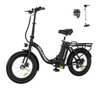 COLORWAY BK6G Vélo Électrique Pliable 20 Pouces, VAE 250W 36V 12Ah Batterie Amovible, Autonomie 35-90 km, Pedelec avec 2 Modes de Conduite, Freins à Disque, Fat Tires 20x3.0, Unisexe Adulte