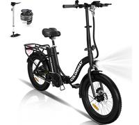 COLORWAY BK6G Vélo Électrique Pliable,20 Pouces Vélo Électrique Portable,250W 36V 12Ah Batterie，EBike avec 2 Modes de Conduite, Pédalage Assisté, Hauteur Réglable, Portable Compact, Adulte Unisexe