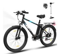 COLORWAY Vélo Électrique 26” EBike 250W, Batterie Amovible 36V 15Ah, 7 Vitesses, Pneus Fat 26×3.0, Écran LCD S866, Pedelec 25 km/h, Autonomie 40-90 km, VTT Électrique Homme Femme