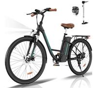 COLORWAY Velo Electrique, avec Moteur 250W, EBike avec Batterie 36V 15Ah, 7 Vitesses, écran LCD, vélo électrique de 28 Pouces pour Hommes et Femmes, autonomie de 45 à 100 km