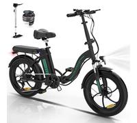 COLORWAY Vélo Électrique Pliable 20 Pouces, VAE 250W 36V 12Ah Batterie, Fat Tire 20×3.0, Autonomie 35-90 km, Vélo Électrique Urbain Pedelec avec Écran LCD, 7 Vitesses, Freins à Disque, Unisexe Adulte