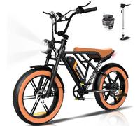 COLORWAY Vélos électriques, EBIKE Tout Terrain de 20 Pouces avec Pneu 4.0 Fat, avec Moteur 250W et Batterie 48V 15Ah, ebike à Moteur Puissant pour Adulte Unisexe.