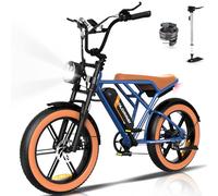 COLORWAY Vélos électriques, EBIKE Tout Terrain de 20 Pouces avec Pneu 4.0 Fat, avec Moteur 250W et Batterie 48V 15Ah, ebike à Moteur Puissant pour Adulte Unisexe.