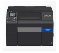 ColorWorks C6500 - Imprimante d'étiquettes couleur industrielle pour supports brillants, massicot, USB + Ethernet, noir