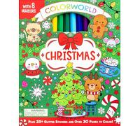 ColorWorld: Christmas: Plus 35+ Glitter Stickers and Over 30 Pages to Color!