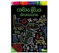 colos fluo dinosaures - avec un feutre multimines