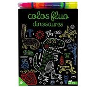 colos fluo dinosaures - avec un feutre multimines