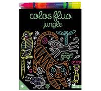 colos fluo jungle - avec un feutre multimines