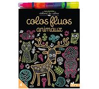 Colos fluos animaux - avec un feutre multimines