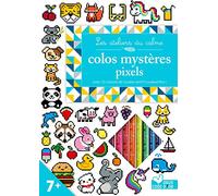 Colos pixels - avec crayons de couleur