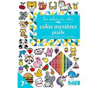 Colos pixels - avec crayons de couleur
