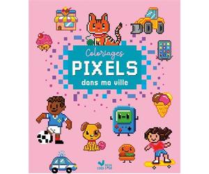 Colos pixels - Dans ma ville - Frédéric Kucia - Deux Coqs D'or - broché - Document jeunesse