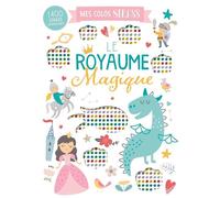 Collectif – Colos strass: Royaume magique – 1400 strass autocollants, document jeunesse – Broché