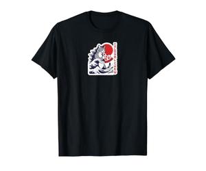 Colossal Cat Kaiju Amateur de Pizza T-Shirt Graphique avec Valeur