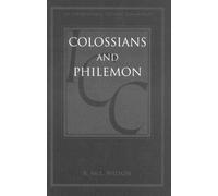 Colossians And Philemon (Icc)