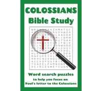 Colossians Bible Study: Word searches with easy to read print based on Paul's letter to the Colossians | 6x9 inches, 110 pages | 50+ puzzles … gift for Bible students, holidays, and free time