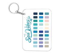 Colour Analysis Keychain - Acrylic | Portable Fashion Colour Palette Guide