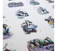 Colour / Black and White Mixed ALICE IN WONDERLAND STICKER SHEET 35 Stickers