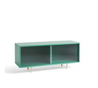 Colour Caisson Commode avec Portes en Verre Medium Vert Menthe Foncé