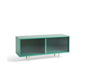 Colour Caisson Commode avec Portes en Verre Medium Vert Menthe Foncé