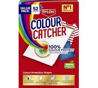 Colour Catcher Lot de 52 feuilles de protection de couleur Colour Catcher pour lavages de couleurs mélangées pour éviter les accidents de couleur, fabriquées en fibres 100% naturelles et