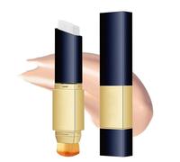 Colour Changing Foundation Stick, Fond De Teint Stick Essence Avec Pinceau, Fond De Teint Couvrant Imperfections Coréen, Maquillage Pour Teint Blanc 2 En 1 Avec Pinceau (Naturelle)