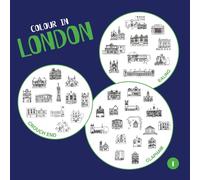 Colour in London 1 - Crouch End, Clapham and Ealing: 41 Hand-drawn images featuring London landmarks