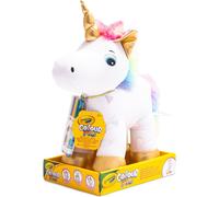 Colour Me Plush,Peluche à colorier avec 3 feutres,Sujet Licorne,activité créative et Cadeau pour Enfants,à partir de 3 Ans,4026316