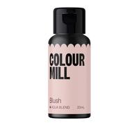 Colour Mill Aqua Blend, Colorant Alimentaire à Base d'Eau, Blush, 20 ml | Liquide hautement concentré, Couleurs éclatantes, Pour royal icing, Macarons, Meringues, Fondant, Gelées et boissons